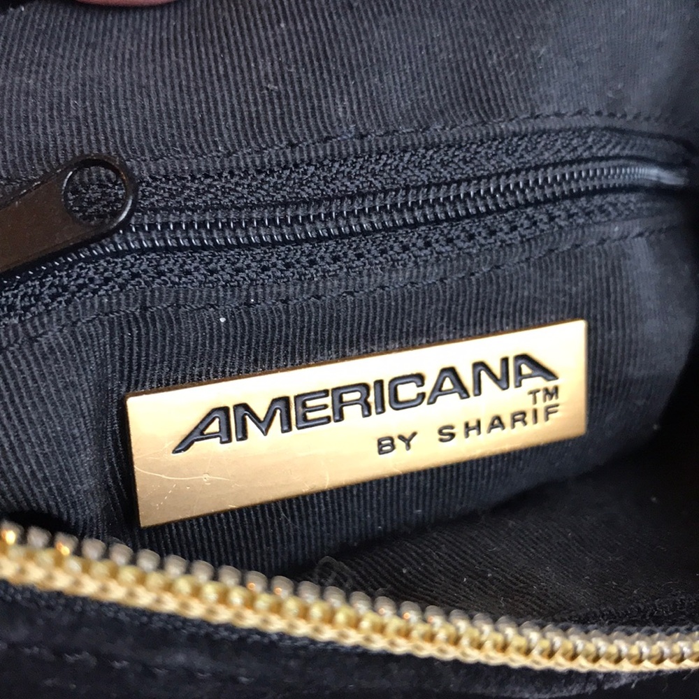 Vintage black suede bag - Picture 10 of 14